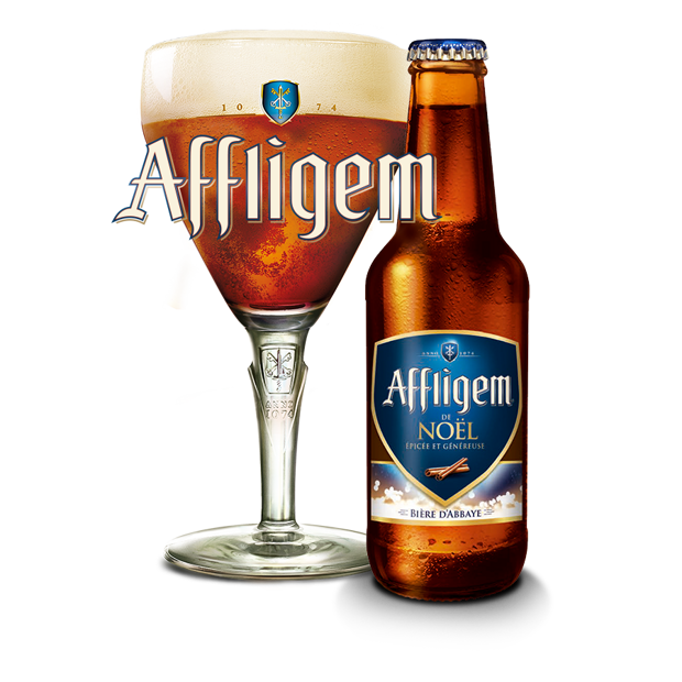 Affligem de Noël fles en glas