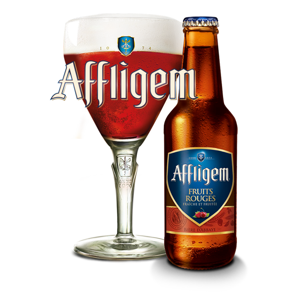 Affligem Fruits Rouges fles en glas